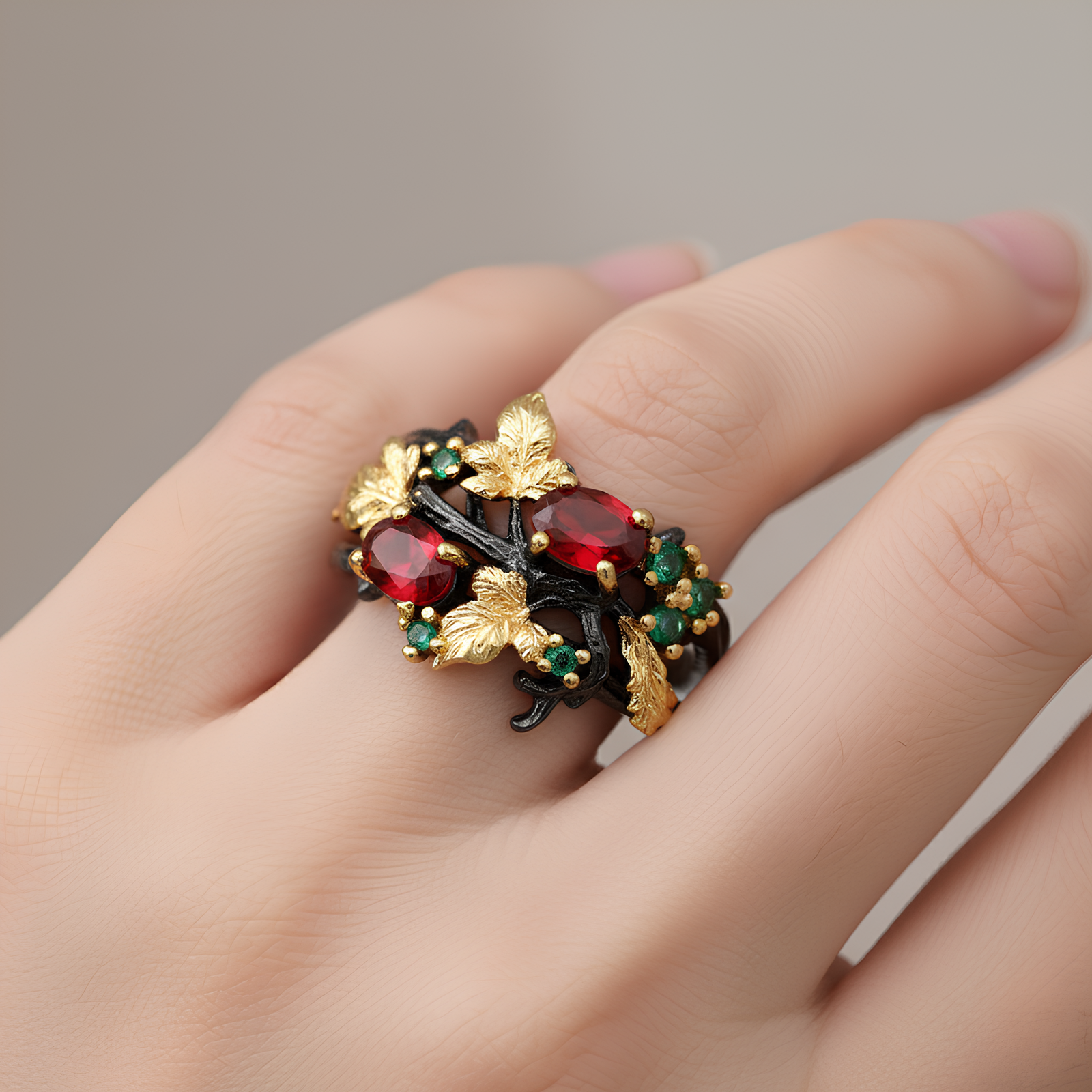 Golden Bloom Ring