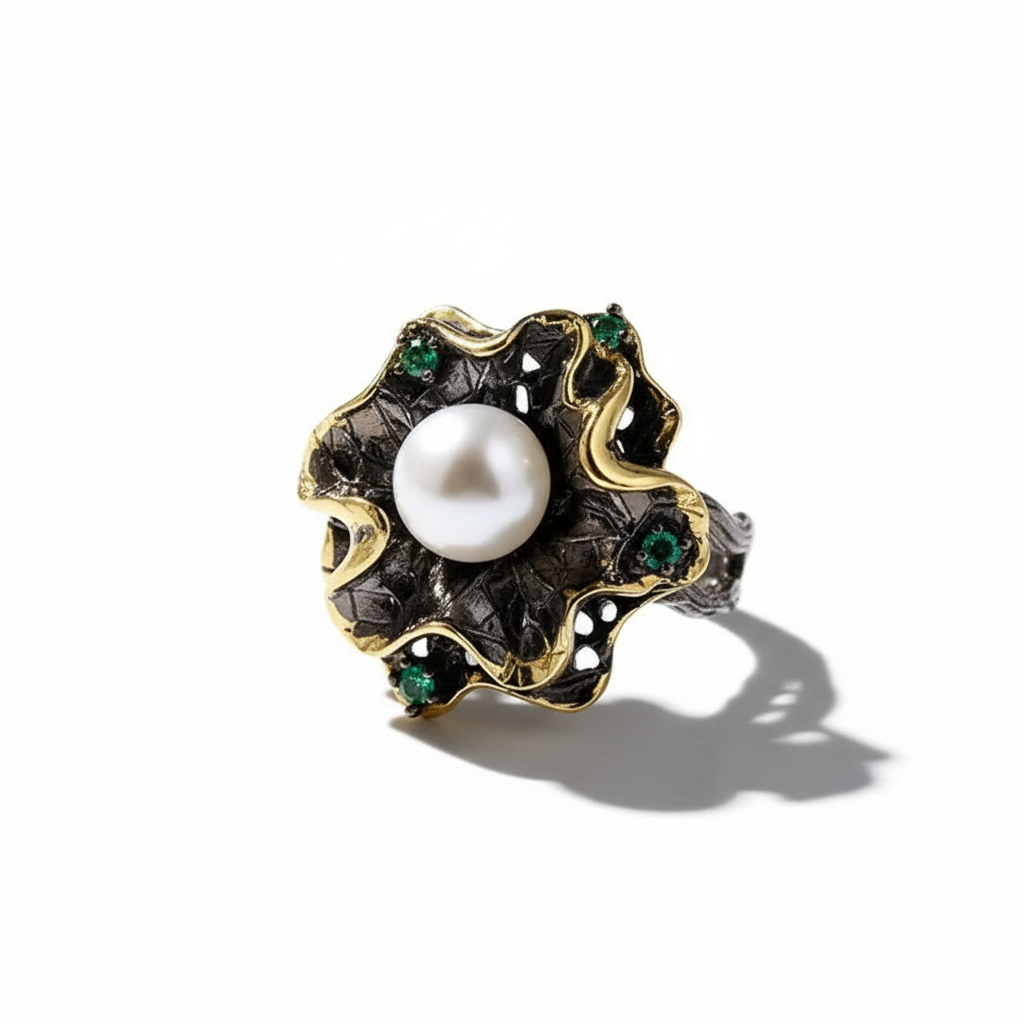 Ocean Crown Ring