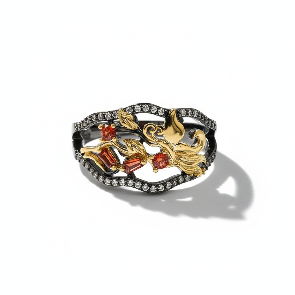 Crimson Thorn Ring