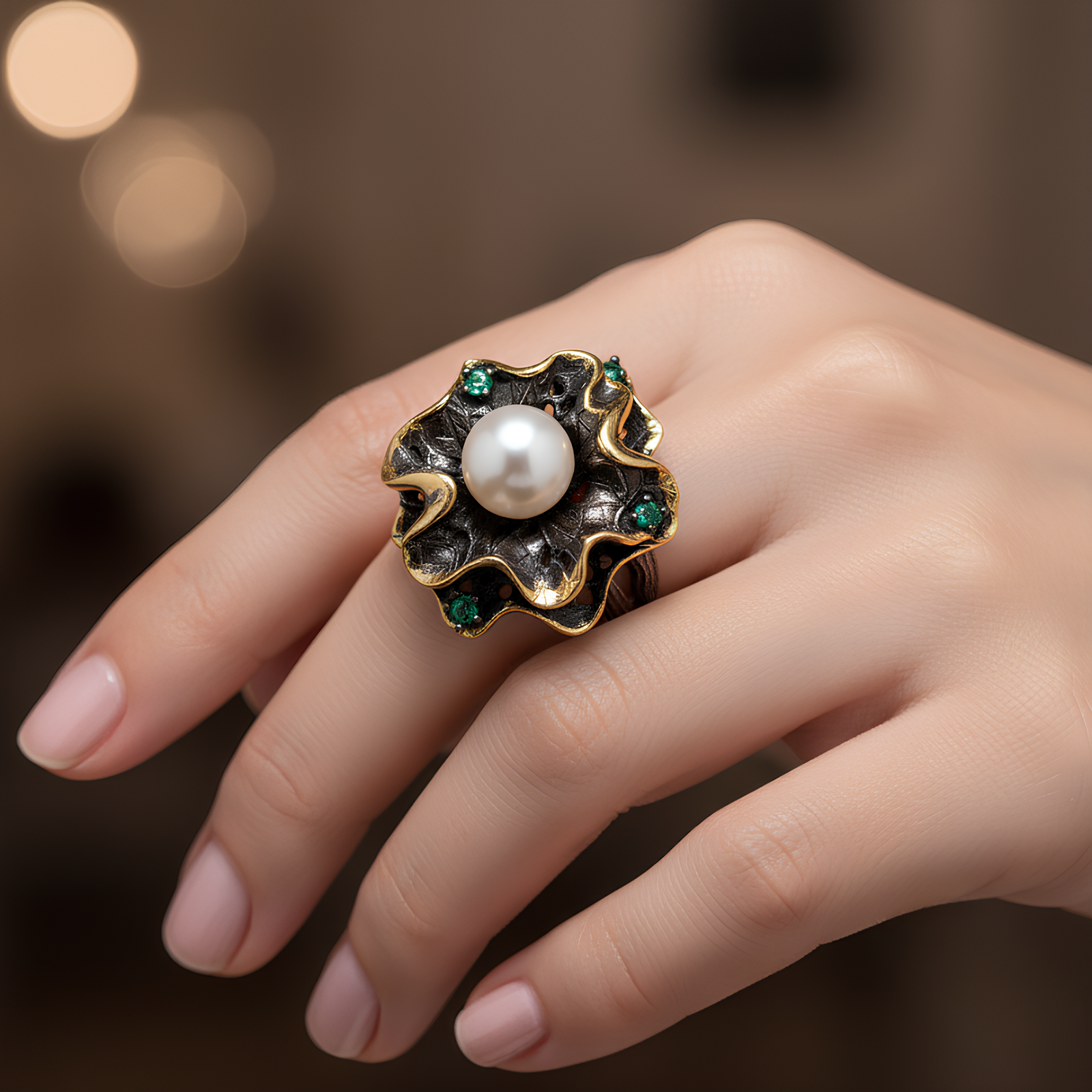 Ocean Crown Ring